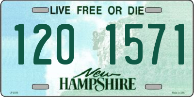 NH license plate 1201571