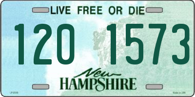 NH license plate 1201573