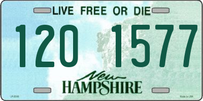 NH license plate 1201577