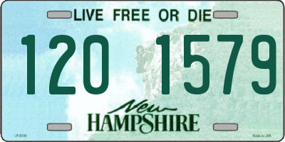 NH license plate 1201579