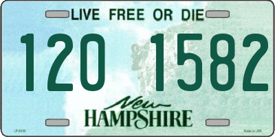 NH license plate 1201582