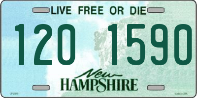 NH license plate 1201590