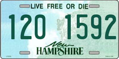 NH license plate 1201592