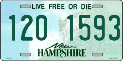 NH license plate 1201593