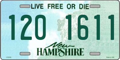 NH license plate 1201611