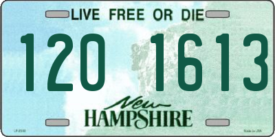 NH license plate 1201613