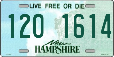 NH license plate 1201614