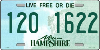 NH license plate 1201622