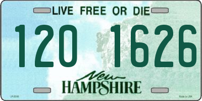 NH license plate 1201626