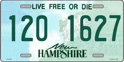 NH license plate 1201627