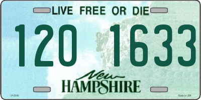 NH license plate 1201633