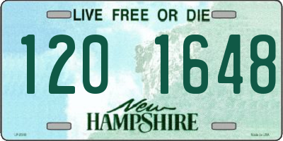 NH license plate 1201648