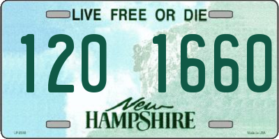 NH license plate 1201660
