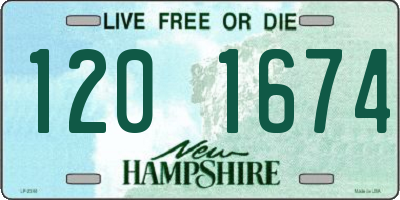 NH license plate 1201674