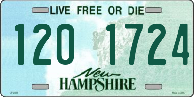 NH license plate 1201724