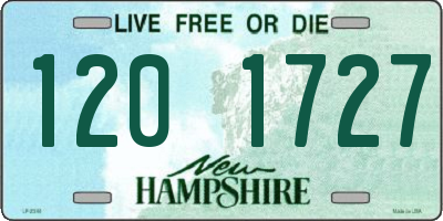 NH license plate 1201727