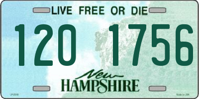 NH license plate 1201756