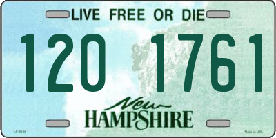NH license plate 1201761