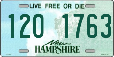 NH license plate 1201763