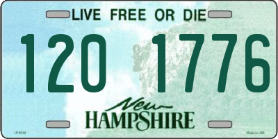 NH license plate 1201776