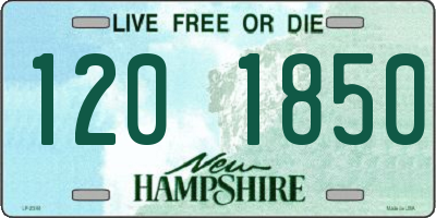 NH license plate 1201850
