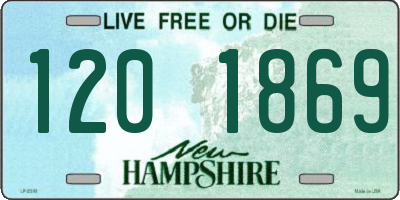 NH license plate 1201869