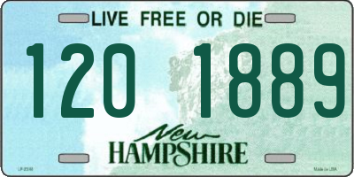 NH license plate 1201889
