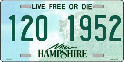 NH license plate 1201952