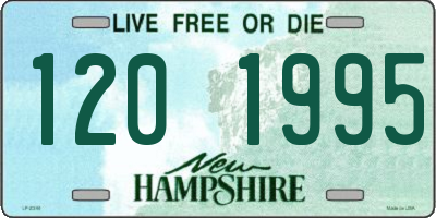 NH license plate 1201995