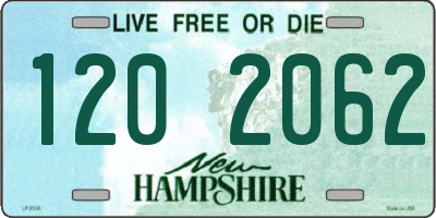 NH license plate 1202062
