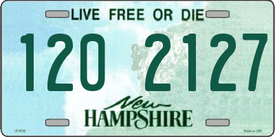 NH license plate 1202127