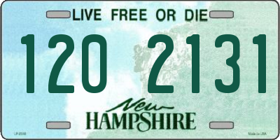 NH license plate 1202131