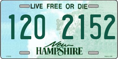 NH license plate 1202152