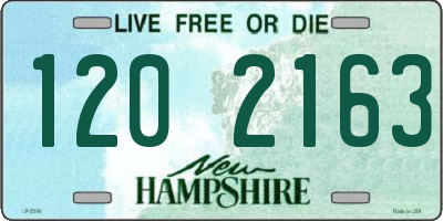 NH license plate 1202163