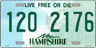 NH license plate 1202176