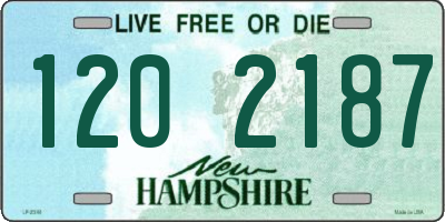 NH license plate 1202187