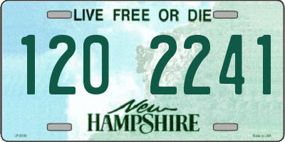 NH license plate 1202241
