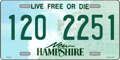 NH license plate 1202251