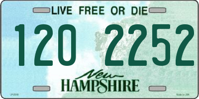 NH license plate 1202252