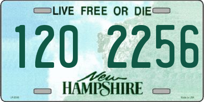 NH license plate 1202256