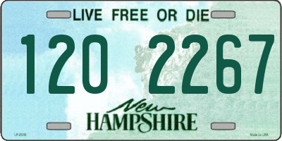NH license plate 1202267