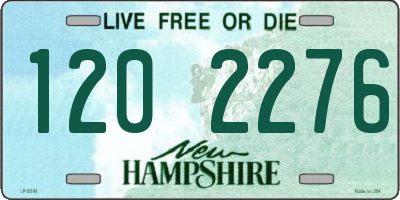 NH license plate 1202276