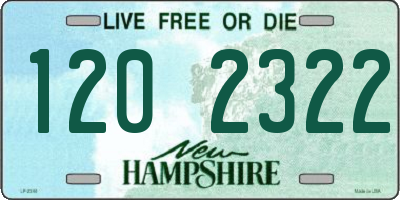 NH license plate 1202322