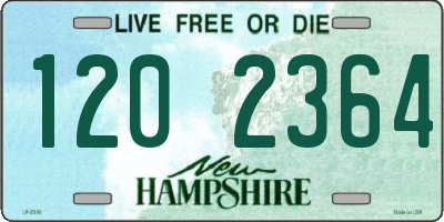 NH license plate 1202364