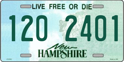 NH license plate 1202401