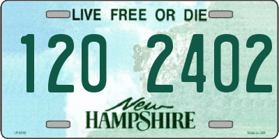 NH license plate 1202402