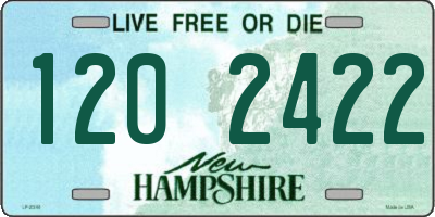 NH license plate 1202422
