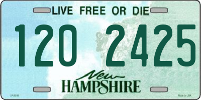 NH license plate 1202425