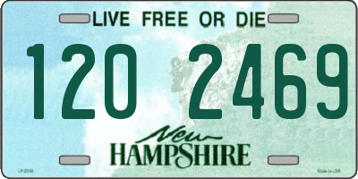 NH license plate 1202469