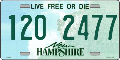 NH license plate 1202477
